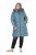 Ulla Popken 851842 Vatteret frakke Khaki - Frakker - Frakker i store størrelser