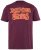 JP1880 851910 Rolling Stones Vintage Logo T-shirt Aubergine - Band T-shirts - Band T-shirts til mænd