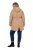Ulla Popken 852028 Parka Beige - Frakker - Frakker i store størrelser