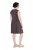 Ulla Popken 852190 Jerseykjole Mahognibrun - Sommerkjoler - Sommerkjoler i store størrelser