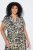 Ulla Popken 852257 Mønstret maxikjole Taupe - Maxikjoler - Maxikjoler i plus size