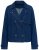Ulla Popken 852266 Dobbeltradet denimjakke i trenchstil Denimblå - Jakker - Dame jakker i store størrelser