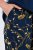Ulla Popken 852577 Mønstret pyjamas Mørkeblå - Pyjama/Loungewear - 
