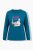 Ulla Popken 852710 Langærmet hjemmesweater Petrol - Pyjama/Loungewear - 