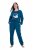 Ulla Popken 852725 Hjemmebukser Petrol - Pyjama/Loungewear - 