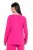 Ulla Popken 852747 Langærmet pyjamasoverdel Rosa - Pyjama/Loungewear - 