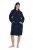 Ulla Popken 853353 Hjemmekjole med hætte Mørkeblå - Pyjama/Loungewear - 