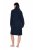 Ulla Popken 853353 Hjemmekjole med hætte Mørkeblå - Pyjama/Loungewear - 