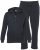 Men+ 442 Joggingsæt Sort - Tracksuits - Tracksuits i store størrelser til mænd