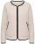 Ulla Popken 853685 Teddyjakke Champagne - Jakker - Dame jakker i store størrelser