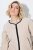 Ulla Popken 853685 Teddyjakke Champagne - Jakker - Dame jakker i store størrelser