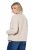 Ulla Popken 853685 Teddyjakke Champagne - Jakker - Dame jakker i store størrelser