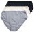 Ulla Popken 853698 Trusser med blonde 5-pak Sort - Trusser - 