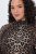 Ulla Popken 853788 Dyreprintet chiffonkjole Lysebrun - Maxikjoler - Maxikjoler i plus size