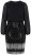 Ulla Popken 853810 Pailletkjole Sort - Aftenkjoler - Festkjoler i plus size