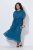 Ulla Popken 854031 Ærmeløs maxikjole Petrol - Maxikjoler - Maxikjoler i plus size