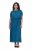 Ulla Popken 854031 Ærmeløs maxikjole Petrol - Maxikjoler - Maxikjoler i plus size