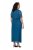 Ulla Popken 854031 Ærmeløs maxikjole Petrol - Maxikjoler - Maxikjoler i plus size