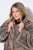 Ulla Popken 854617 Jakke i kunstpels Beige - Jakker - Dame jakker i store størrelser