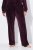 Ulla Popken 856119 Hjemmebukser Blomme - Pyjama/Loungewear - 