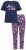 Ulla Popken 856141 Langærmet pyjamas Mørkeblå - Pyjama/Loungewear - 