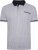 Kam Jeans 5487 Dobby Print Pique Polo White - Polotrøjer - Polotrøjer 2XL-8XL