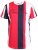 D555 Bancroft T-shirt Red/Navy - T-shirts - T-shirts i store størrelser - 2XL-14XL
