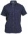D555 Barrington Short Sleeve Shirt Navy - Skjorter - Skjorter til store mænd 2XL- 8XL