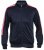 D555 Brookes Couture Zip Up Navy - Trøjer og hættetrøjer - Trøjer og Hættetrøjer i store størrelser - 2XL-14XL
