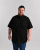 Motley Denim Zagreb Kortærmet Skjorte Sort - Skjorter - Skjorter til store mænd 2XL- 8XL