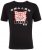 Loyalty & Faith Cracker T-shirt Black - T-shirts - T-shirts i store størrelser - 2XL-14XL