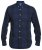D555 Davenport Long Sleeve Shirt Navy - Skjorter - Skjorter til store mænd 2XL- 8XL