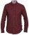 D555 Dawson Textured Shirt Dark Red - Skjorter - Skjorter til store mænd 2XL- 8XL