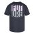 North Latitude T-Shirt With Back Print Sort - TALL T-shirts - Lange T-shirts Mænd
