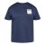 North Latitude T-Shirt With Print Mørkeblå - TALL T-shirts - Lange T-shirts Mænd