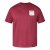 North Latitude T-Shirt With Print Rød - T-shirts - T-shirts i store størrelser - 2XL-14XL