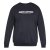 North Latitude Crewneck Sweatshirt Sort - TALL trøjer - TALL sweatshirts til høje mænd