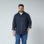 North Latitude Denim Shirt LS Blå - Skjorter - Skjorter til store mænd 2XL- 8XL