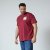 North Latitude T-Shirt With Print Rød - T-shirts - T-shirts i store størrelser - 2XL-14XL