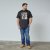 North Latitude Adventure 98 Graphic Tee Sort - TALL T-shirts - Lange T-shirts Mænd
