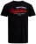 Jack & Jones Elogo T-Shirt Black - T-shirts - T-shirts i store størrelser - 2XL-14XL