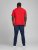 Jack & Jones Elogo T-Shirt True Red - T-shirts - T-shirts i store størrelser - 2XL-14XL