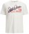 Jack & Jones Elogo T-Shirt White - T-shirts - T-shirts i store størrelser - 2XL-14XL