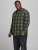 Jack & Jones Gingham L/S Shirt Dusty Olive - Skjorter - Skjorter til store mænd 2XL- 8XL