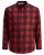 Jack & Jones Gingham Shirt L/S Brick Red - Skjorter - Skjorter til store mænd 2XL- 8XL
