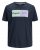 Jack & Jones Joshua T-shirt Navy - T-shirts - T-shirts i store størrelser - 2XL-14XL