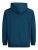 Jack & Jones Booster Hoodie Blue - Trøjer og hættetrøjer - Trøjer og Hættetrøjer i store størrelser - 2XL-14XL