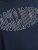 Jack & Jones Preston Crew Neck T-Shirt Navy - T-shirts - T-shirts i store størrelser - 2XL-14XL