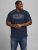 Jack & Jones Preston Crew Neck T-Shirt Navy - T-shirts - T-shirts i store størrelser - 2XL-14XL