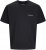 Jack & Jones Lington Back And Front Print Crew Neck T-Shirt Black - T-shirts - T-shirts i store størrelser - 2XL-14XL